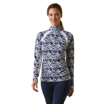 Ariat Ladies Sunstopper 2.0 - 1/4 Zip LS Baselayer Shirt (Prints)