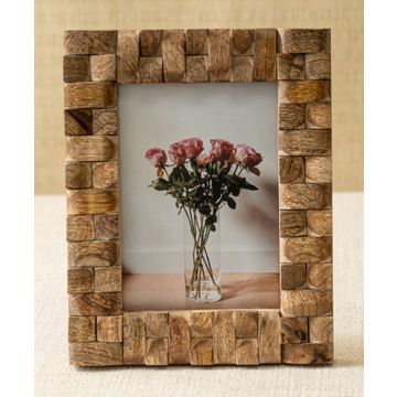 IHI Wooden Textured Photo Frame - Multiple Sizes Available