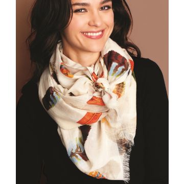 Twos Company Falling Feathers Scarf