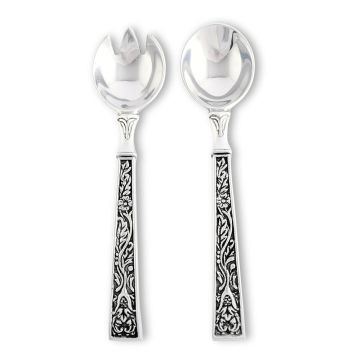 Arthur Court Concho Pattern Serving Spoon Set