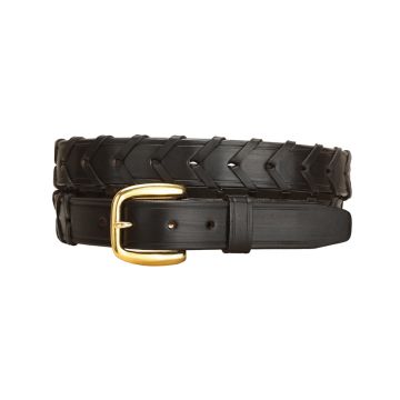 Tory 1.25" Laced Leather Belt