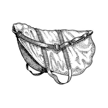 Tally Ho All Purpose Saddle Carry Case / Bag - Lined
