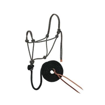 Weaver Diamond Braid Rope Halter w/ Lead