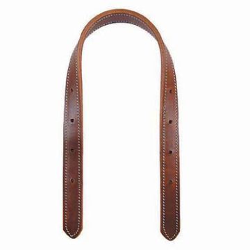 Walsh 3/4 inch Doubled and Stitched Leather Crown