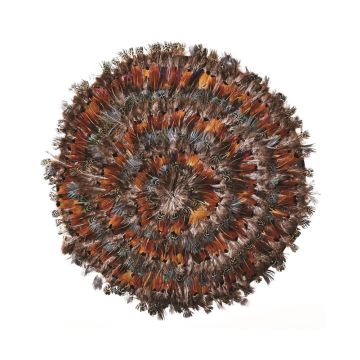 Pheasant Park Set of 6 Round Decorative Mats