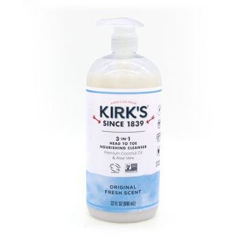 Kirks 3 in 1 Liquid Cleanser (32oz)