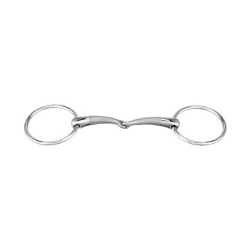 Sprenger Satinox Loose Ring Single Jointed Snaffle Bit With 70MM Rings