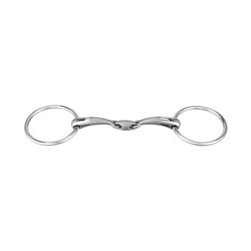 Sprenger Satinox Loose Ring Snaffle Double Jointed Bit With 70MM Rings