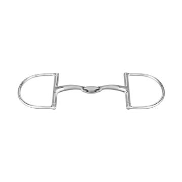 Sprenger Satinox D-Ring Double Jointed Snaffle With 90MM Rings
