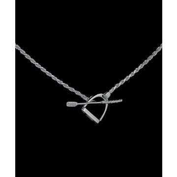 Loriece English Stirrup & Crop Toggle Necklace