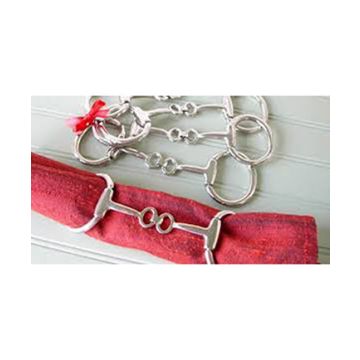 Snaffle Bit Napkin Rings Set of 4