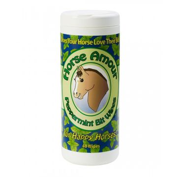 Horse Amour Bit Wipes - 40 Count