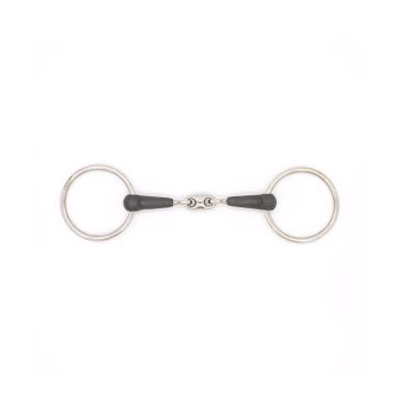 Eco Pure Loose Ring Oval Link Peanut Rubber Mouth Bit