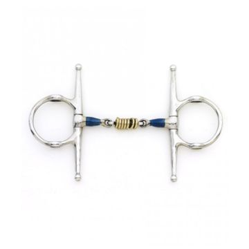 SS Full Cheek Double Jointed w/ Loose Brass Roller Disks