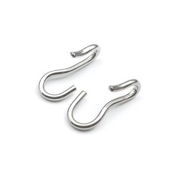 Centaur SS Curb Chain Hooks Pair