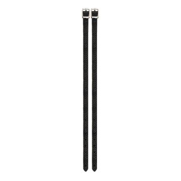 Perri's Braided Nylon Spur Straps - Black