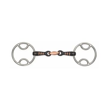 Shires Sweet Iron Beval Bit With Raised Ribs