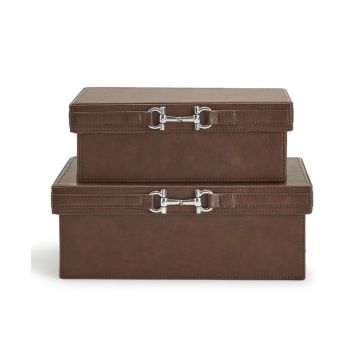 Two's Company Horse Country Decorative Box (Multiple Sizes Available)
