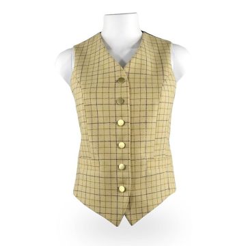 RJ Classics Aiken Tattersall Hunt Vest Platinum