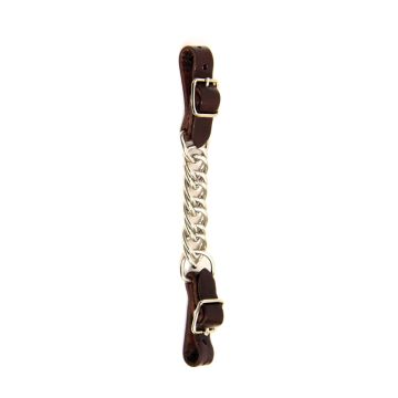 Walsh Curb Chain with Leather Ends