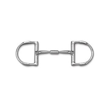 Myler Dee w/ Hooks Comfort Snaffle Wide Barrel MB 02