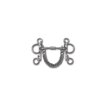 Pelham Comfort Snaffle Wide Barrel Mb 02 Myler