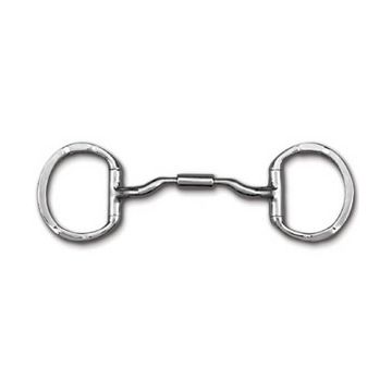 Myler Eggbutt w/ Hooks Low Port Comfort Snaffle MB 04