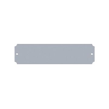 Chrome Stall Plate 2" x 8"- With Holes