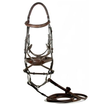 Arianna Figure 8 Bridle w/ Soft Grip Reins