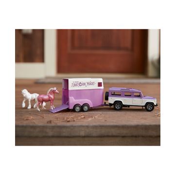 Breyer Unicorn Magic Land Rover & Tag-A-Long Trailer