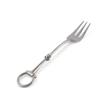 Vagabond House Serving Fork Matt Silver Stainless Steel