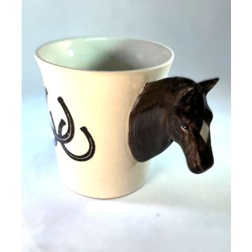 Sea Island Imports Hand Painted Ceramic Mug