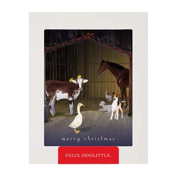 Felix Doolittle Christmas Greeting Card