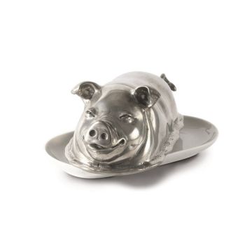 Vagabond House Happy Pig Butter Dish