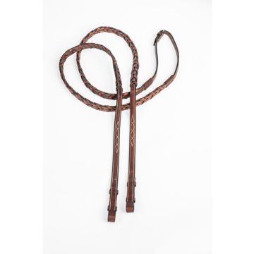 Arc De Triomphe Fancy Stitched Raised Ultra Grip Laced Reins