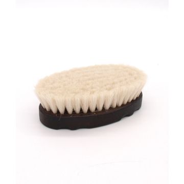 Tail Tamer Wood Series Small Oval Goat Hair Brush